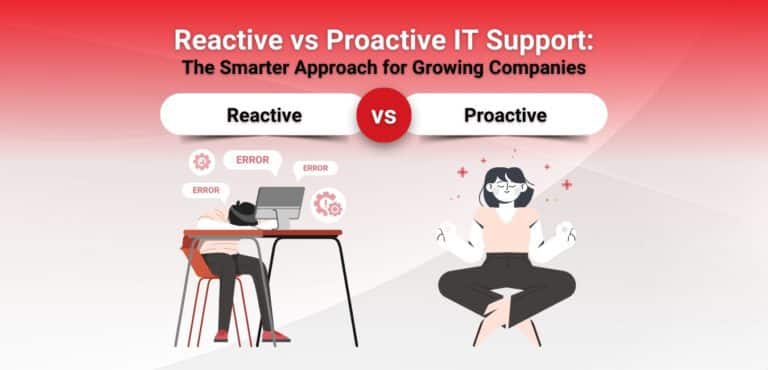 Proactive vs. Reactive IT Support